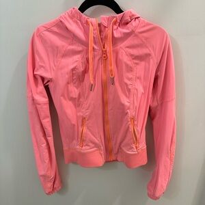 Lululemon Athletica Pink Bomber Jacket Lightweight Athletic Wear